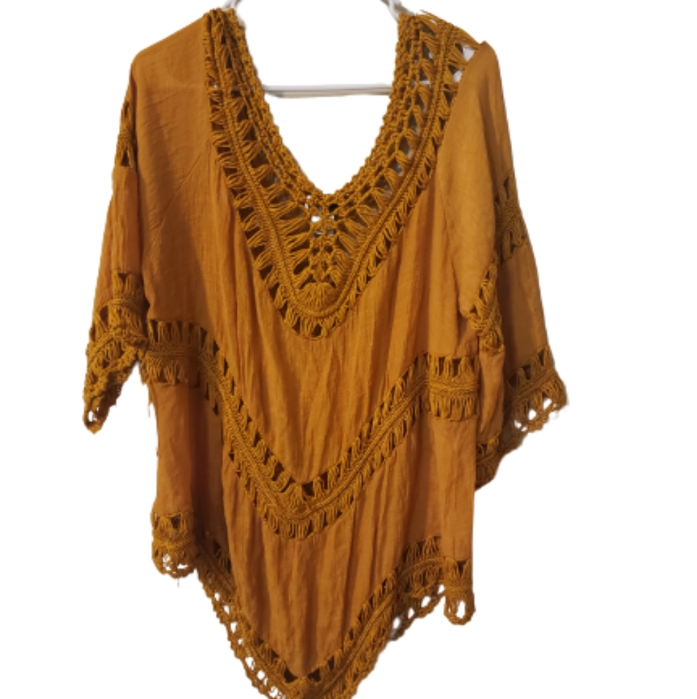 Vivid Boho yellow - orange sweater